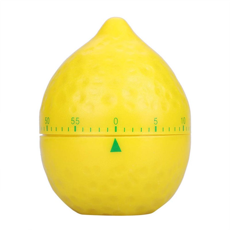 Lemon Mechanical Kitchen Timer, Cute Lemon Timer for Kids, Wind