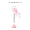 ABS LED Lighting Swing Spring Feather Leak Food Pet Toy