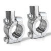Motorcycle Mirrors Mounts 1" 25mm Handlebar Mirror Mount Holder Clamp