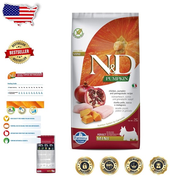 Balanced Nutrition for Puppies – 15.4 lbs Pumpkin & Chicken