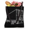 Semi-trailer Wireframe Tote Bag