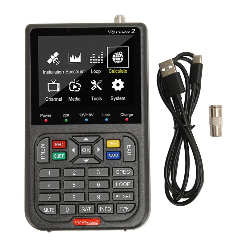 V8 Finder 2 Satellite Finder Signal Meter 3.5inch HD LCD