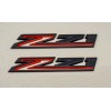 OEM 2pcs Black Red 2019-2023 Chevy Silverado Z71 Emblem Fender