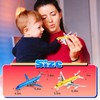 Pull Back Aeroplane Toys 2 Pack - Durable Die-Cast Metal