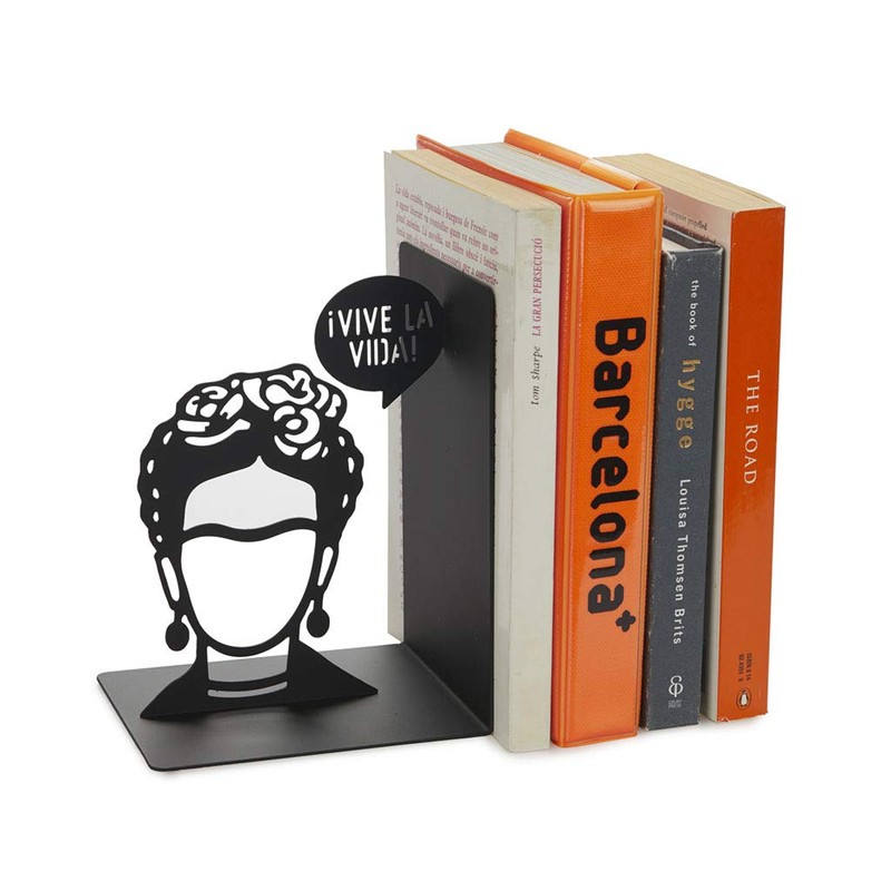 balvi Frida Bookend Black Colour Bookend Decorative Figure with the