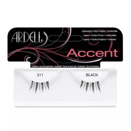 Ardell Accents False Eyelashes #311 Black (10 Pack)