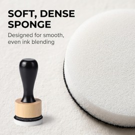 Mini Round Ink Blending Tool Art Supplies for Distressing Blending and More Control of Ink Placement Compact No More Inky Fingers Ink Blending Tool Versatile Inking Scrapbooking Tools