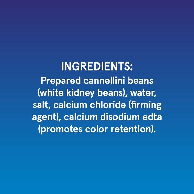 BUSH'S BEST 15.5 oz Canned Cannellini Beans, Source of Plant
