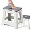 Foldable Shower Stool for Shaving Legs, Plastic Foot Rest Stools