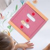 Milageto Dressing Board for Toddlers Fine Motor Toy Basic Life