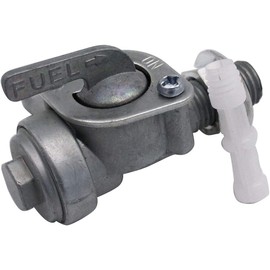 1 Pair SHLPDFM Fuel On/Off Valve 2 pcs Fuel Tank Switch for 1/4" Hose Tap Gas Generator Engine M10x1.25,90 Degree Rotation