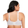 Glamorise Women's Plus-Size Minimizer Bra, White, 36 H