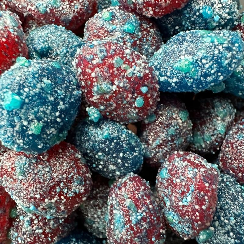 Blue Raspberry Gushers – Bold & Fruity Candy, Bursting with