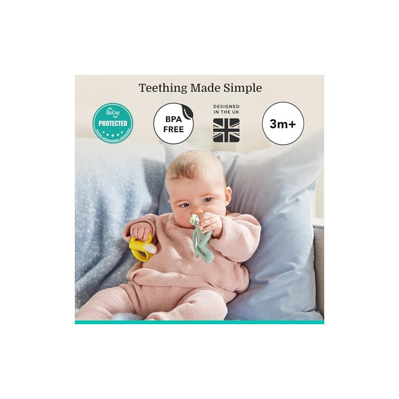 Matchstick Monkey, Antimicrobial Teething Gift Set - 1 Banana Shaped