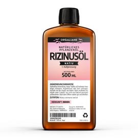 Castor oil - 500 ml - 100% native - cold-pressed - Ricinus Communis