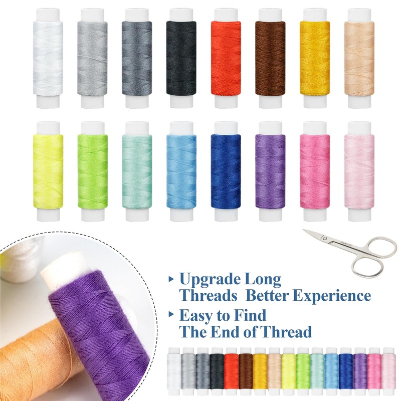 OKOMER Sewing Kit, Sewing Kit for Adults, Embroidery kit, Needle