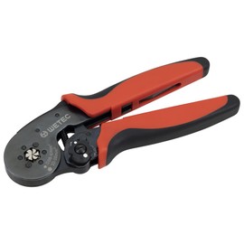 WETEC Crimping Pliers, Hexagonal Press Mould for Wire End Ferrules 0.08-16 mm², Side Sleeve Feed, Precise Crimping Connections & Ergonomic Design for Professional Applications