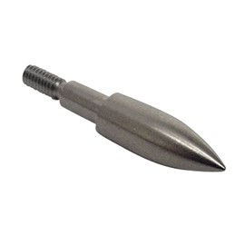 Southland Archery Supply Premium Screw in Bullet Point Stainless Steel for Shaft Arrows Made in USA - 12/Pack