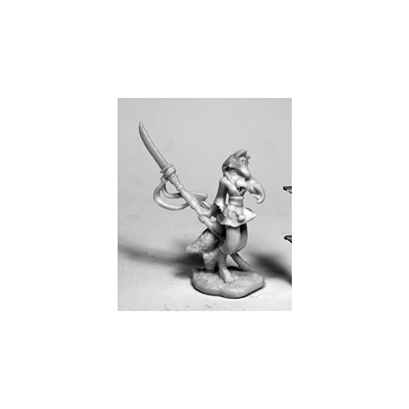 Reaper Miniatures Dijoro, Female Kitsune #77474 Bones Unpainted Plastic Figure