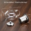 Glass Teapot with Removable Infuser, 27 oz/800ml Glass Tea Pot