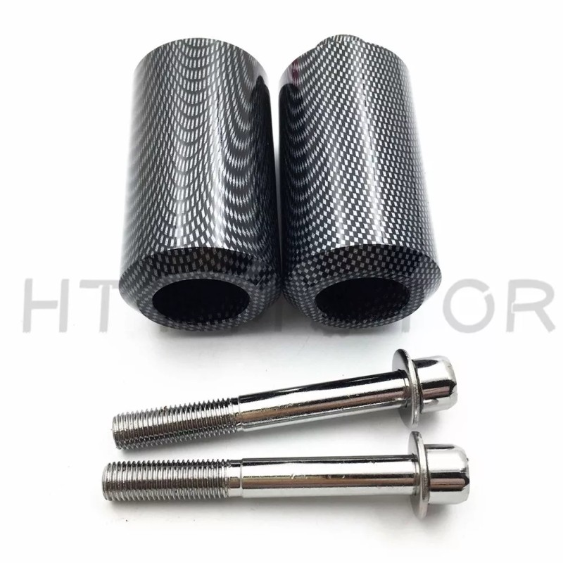 HONGK Carbon Fiber Frame Sliders Crash Protectors For Yamaha YZF