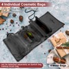 GLIDESMOOTH Makeup Bag, 4 in 1 Detachable Travel Cosmetic Bag