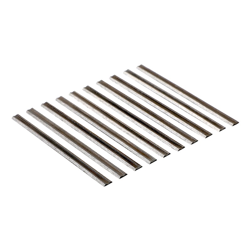10Pcs Planer Blades High Speed Steel Industrial Planer Blades Knives