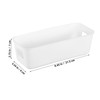 Mobestech Multifunctional Storage Bins 8 Pcs Plastic Rectangle for Home