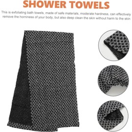 Didiseaon 3piezas Toallas De Baño Exfoliantes Para Espalda Toallas De Ducha Para Cuerpo Estropajos Portátiles Para Baño