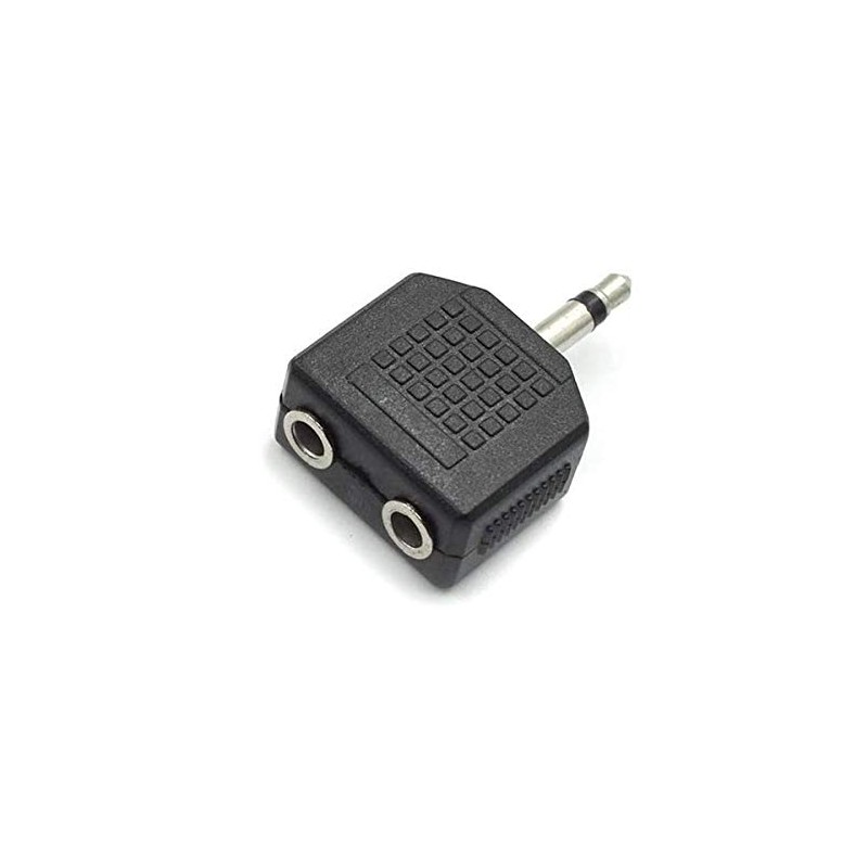 LYLGO 3.5mm Mono Male to Dual 3.5mm Female Audio Splitter