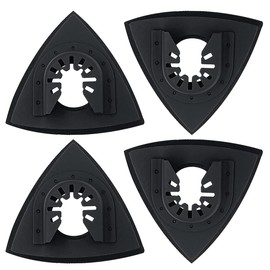 Namvo 4 Pcs Sanding Plates, Universal Sanding Plate Sanding Pad for Bosch Parkside Ryobi Worx Workzone Accessories (80mm)