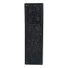 A29 Push Plate with Black Powder Coat Finish Heavy Duty