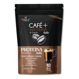 Café Con Proteína Y Cacao En Polvo Earth Co (10 G Proteina) Cacao                                                                                     