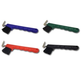 Hoof Pick for Horses Donkey Goat Hoof with Extra Stable Brush and Ergonomic Handle (Blue)