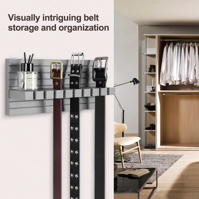 UGZOO Belt Organizer for Closet, Belt Hanger Wall Mounts to