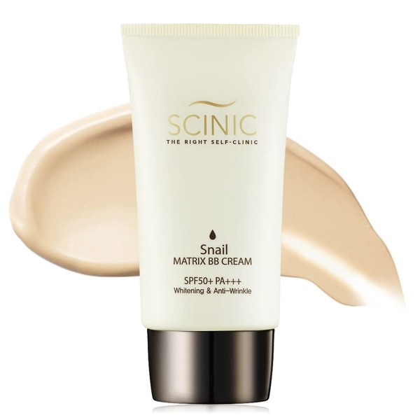 SCINIC Snail Matrix BB Cream 1.35 fl oz(40ml) | Fill with moisture and nourishment, natural cover for skin texture | Korean Skincare