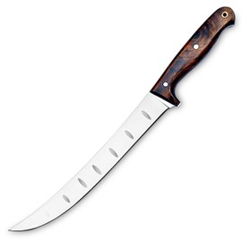 WARIVO KNIFE Handmade 15.5 inch Breaking Knife Full Tang Butcher Knife With Ergonomic Rosewood Handle Design Great For Cutting, Slicing, Carving Meat.