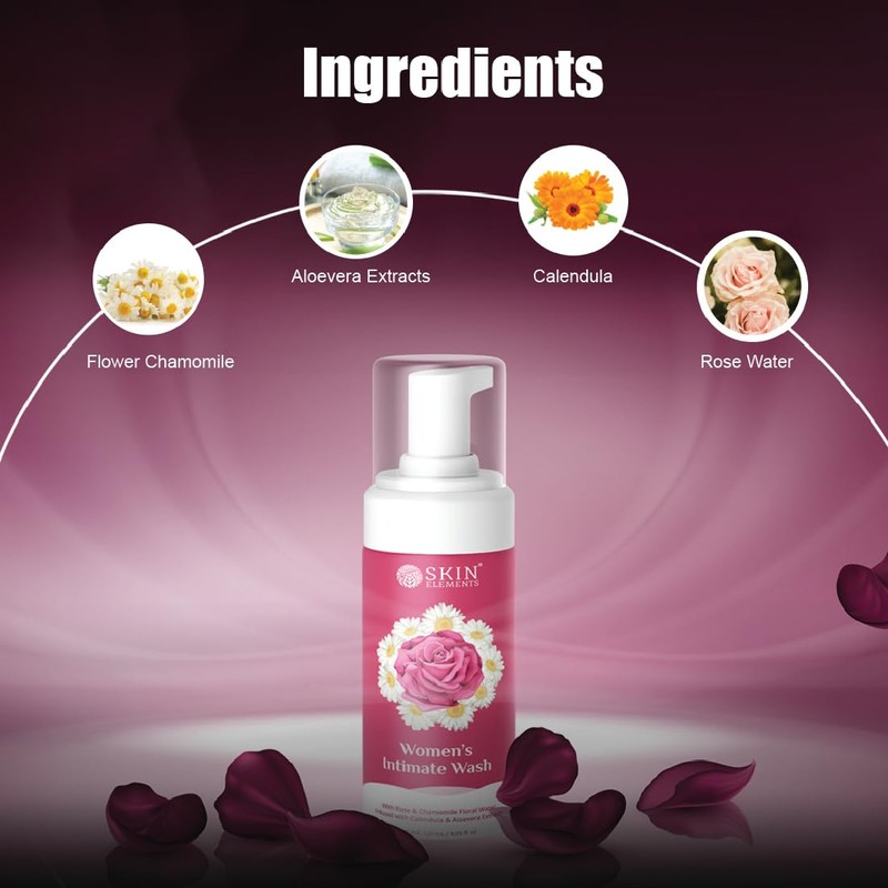 Skin Elements Intimate wash for Women 120 ml | with
