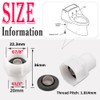 HATOOLHA Toilet Filling Valve Pipe Adapter, 7/8 Inch Female Thread