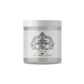 ALL-IN-ONE Paint, Cobblestone (Gray), 8 Fl Oz Sample. Durable cabinet and furniture paint. Built in primer and top coat, no sanding needed.