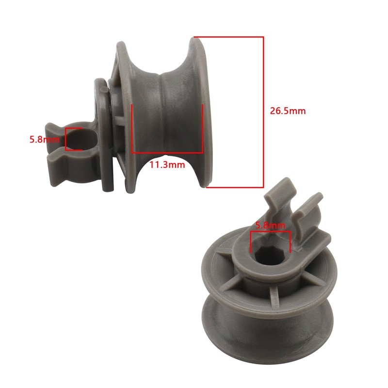 Be In Your Mind 8PCS Upper Dishrack Roller Wheels 4581DD3002A