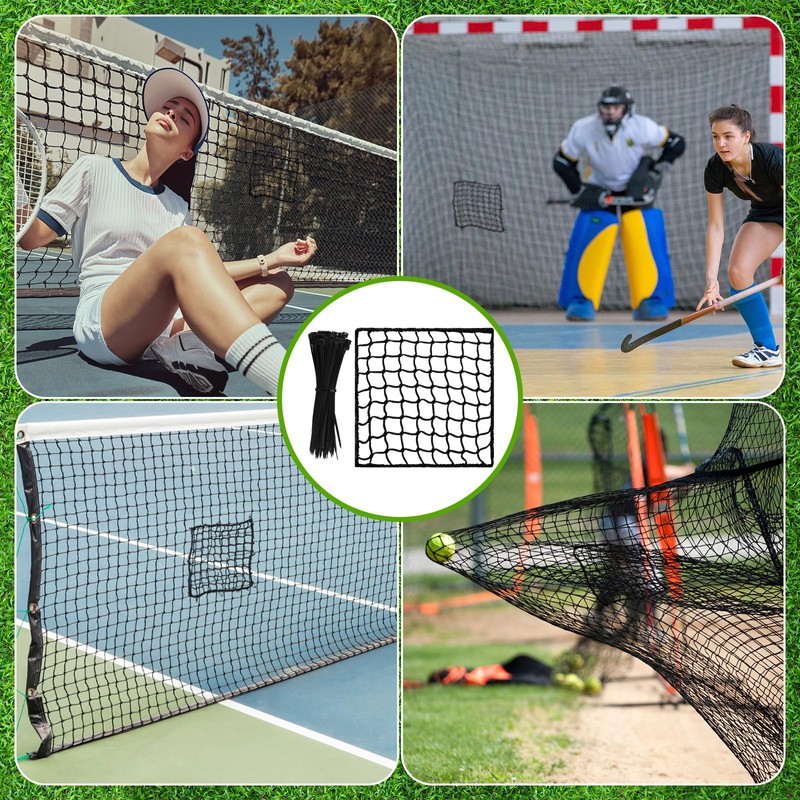 GliCraft 6 Pcs Universal Sports Net Repair Kits with 100