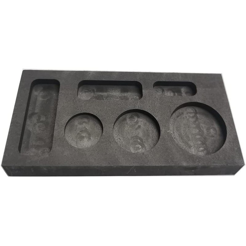 LLF Graphite Casting Ingot Mold Metal Refining Scrap Bar Coin