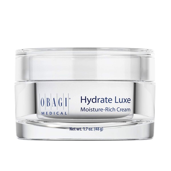Obagi Hydrate Luxe Moisture-Rich Cream, 1.7 oz Pack of 1 - Hydrating Face Lotion with Shea Butter - Ultra-Rich Moisturization Night Face Cream for Dry Skin, Sensitive Skin, Aging Skin