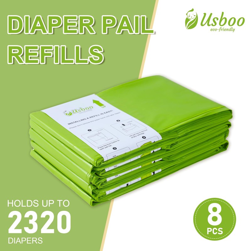 USBOO Refills Compatible with Dekor Plus Diaper Pail | 4