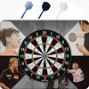 TRACOMPAN Dart Flights and Shafts Set 9pcs Break-Resistant Integrated 2-in-1