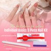 SALVMARY Professional Disposable Manicure Kit Basics 3 Piece Nail Kit,