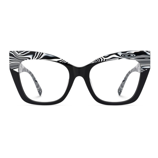 Zeelool Stylish Cat Eye Glasses Frame for Women with Non-prescription