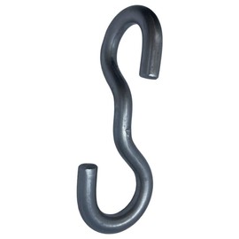 Twisted S Hook - 90 Degree Mid Bend T316 (A4) Marine Grade Stainless Steel (4 mm) - Pack Size : 2