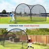SHANTRA Batting Cage with Frame and Net, 13ft & 22ft